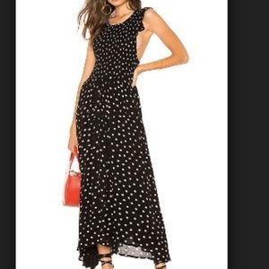 Free People Chambray Butterflies Midi Dress